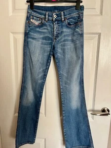 Vintage DIESEL bootleg jeans size 8 - Picture 1 of 5