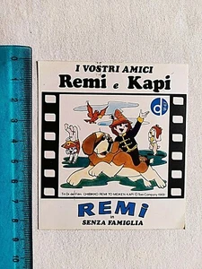 REMI E KAPI IN SENZA FAMIGLIA ADESIVO ANNI 80 OLD STICKER VINTAGE ORIGINAL - Picture 1 of 1