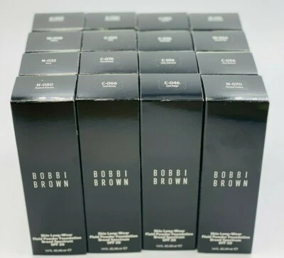 BOBBI BROWN Skin Long Wear Fluid Powder Foundation BS SPF 20 1.4oz NIB FREE SHIP - Image 1 of 3