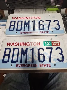 WASHINGTON NUMMERNSCHILDER - Bild 1 von 2