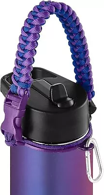 Mango Paracord - Se adapta a botellas de agua de boca ancha - Portador duradero, acceso seguro Foto 1 de 2