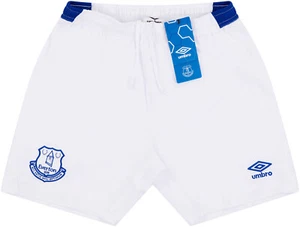 Pantalones cortos de fútbol americano Everton FC para niños niños niñas vendedor del Reino Unido - Imagen 1 de 1