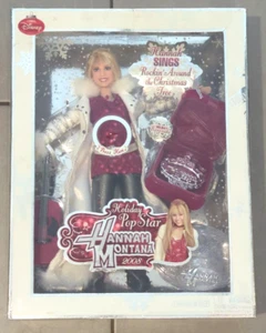 Disney Holiday Pop Star Hannah Montana 2008 Doll Miley Cyrus SEALED - Picture 1 of 11