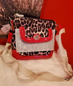 Coach Park Ocelot Leopard Print Swingpack Crossbody Bag - Picture 1 of 7