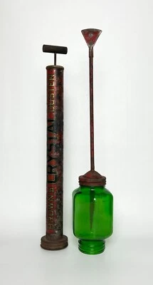 Pulverizador Plumero Cristal Marrón Antiguo Vintage 42" - Envío Gratis Foto 1 de 2