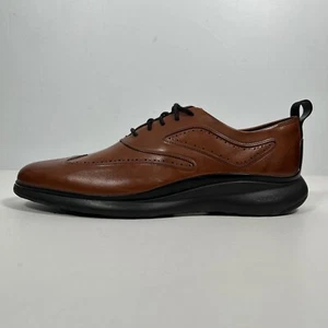 Cole Haan Herren 3 Zerogrand Budapester Oxford Britisch Hellbraun Schwarz 13 M C28204 Neu - Bild 1 von 12