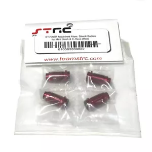 NEW STRC ST7066R Aluminum Shock Bodies Red for 1/16 Slash & Revo - Picture 1 of 1