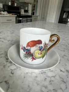 Bayerische Tasse und Untertasse Espresso Set Tirschenreuth1838 Deutschland - Bild 1 von 2