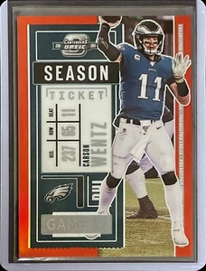 Carson Wentz - 2020 Panini Contenders Optic Football - Numbered /125 #47 - Bild 1 von 1