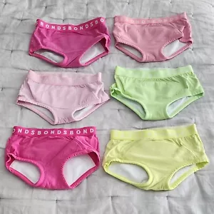 Size 4 6x BONDS Girls Whoopsies Toilet Training Pants Undies Preloved - Picture 1 of 5