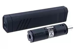 ACETECH KSV TRACER UNIT SILENCER FOR AEG KRISS VECTOR KRYTAC BLACK AIRSOFT - Foto 1 di 3