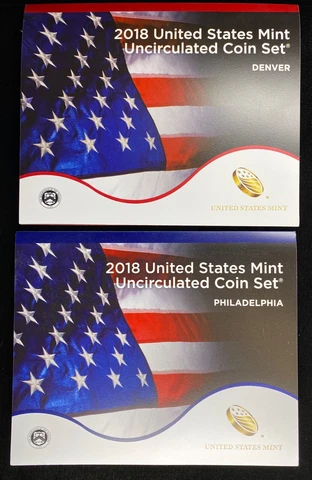 2018 U.S. Mint Uncirculated Coin Set | Denver and Philadelphia Cover