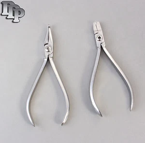 Set of 2 Primary Crown Crimping Plier & How Plier Straight Orthodontic Set - Bild 1 von 2