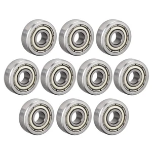 10 rodamientos rígidos de bolas 604ZZ doble escudo 604-2Z 80014, 4x12x4 mm - Imagen 1 de 4
