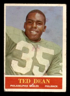 1964 Philadelphia Football #132 Ted Dean GD *e2 - Image 1 of 2