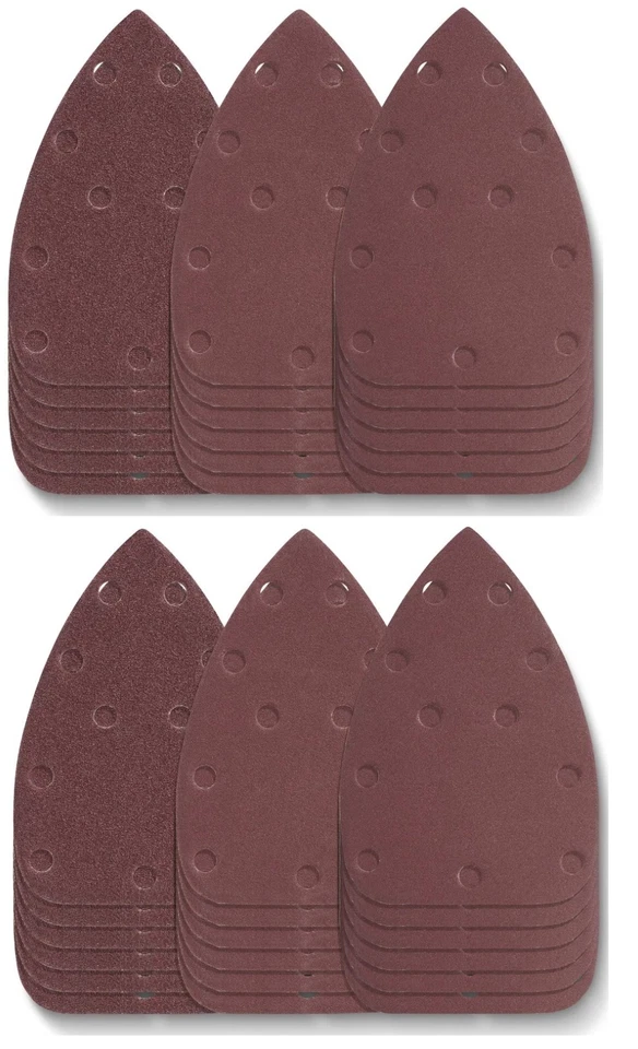 36 x Schleifpapier Set PHSZ Handschleifer Parkside Deltaschleifer Dreieck Holz - Bild 1 von 1