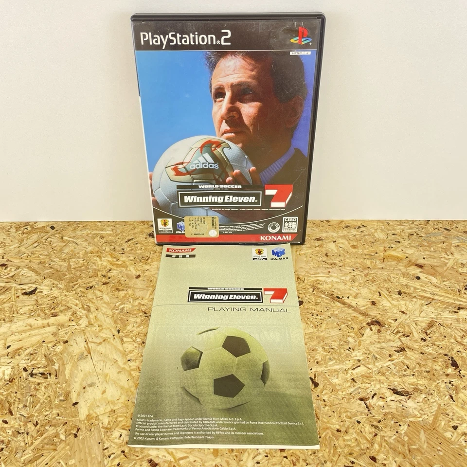 Winning Eleven 7 World Soccer Ps2 completo gioco per Sony Playstation 2 Jap - Immagine 1 di 4
