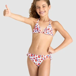 Costume Bikini Arena Triangolo Vintage Bambina - Foto 1 di 5
