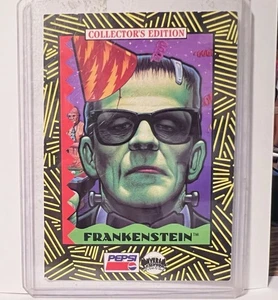 1992 Pepsi Universal Monsters Collector's Edition Frankenstein Trading Card - Picture 1 of 3