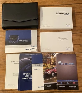 2014 Hyundai Santa Fe Owners Manual Set With Case Bluelink - Bild 1 von 1