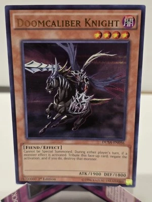 Doomcaliber Knight DUSA-EN056 Duelist Saga 1st Edition - Image 1 of 2