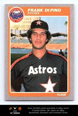 1985 Fleer BASEBALL #349 Frank DiPino - Image 1 of 2