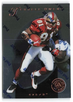 1997 Pinnacle Certified #27 Terrell Owens San Francisco 49ers - Image 1 of 2