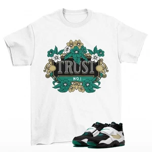 Trust Sneaker Shirt White to Match Diamond Turf Emerald IB2240-001 - Picture 1 of 2