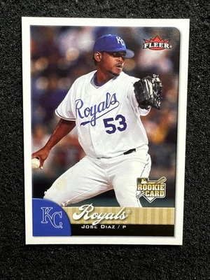 JOSE DIAZ #347 2007 Fleer Baseball Rookie Card QTY Kansas City Royals - Image 1 of 2