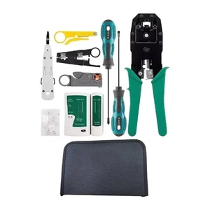 Netzwerk-Crimper, Kompakt, Tragbar, Mit Tasche, - Afbeelding 1 van 5