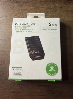 Tarjeta de expansión de almacenamiento WD_BLACK C50 2TB Xbox WDBMPH0020BNC-WCSN - NUEVA Foto 1 de 4