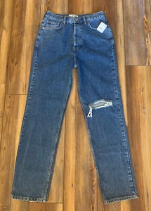 Free People Damenjeans 29 We The Free gerades Bein hoher Bund Größe UVP 98 $ - Bild 1 von 14