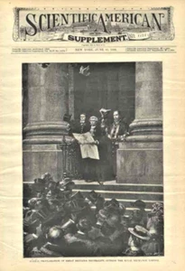 1898 Neutrality Proclamation Great Britain Spanish American War Royal Exchange - Picture 1 of 1