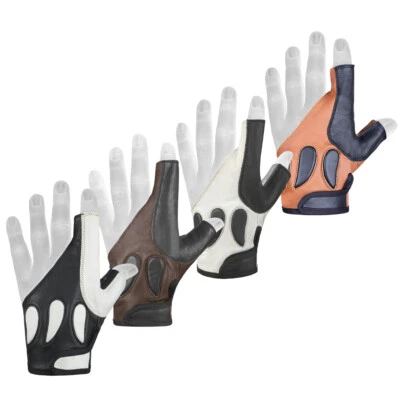 ITALIAN  Archery Bow Gloves "BLACK, BROWN, BEIGE, DARK BROWN " - Image 1 of 4