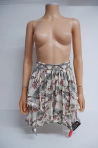 Isabel Marant Nueva Falda Mezcla Seda Talla 36 Reino Unido 8 Nuevo Con Etiquetas Boho - Imagen 1 de 11