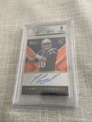 2014 Select Prizm Orange Jimmy Garoppolo Auto /35 BGS 9 - Image 1 of 2