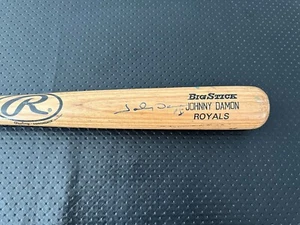 Johnny Damon Signed Autographed Royals Yankees Game Used Bat - Picture 1 of 8
