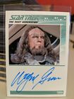 Carte autographe Star Trek TNG Portfolio Prints S2 Wayne Grace comme Torak 2016 