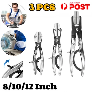 3PCS Hose Pinch Pliers Flat Mouth Oil Pipe Sealing Pliers Adjustable Fuel Line - Picture 1 of 13