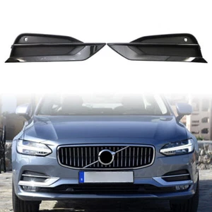 1 Pair Front Bumper Fog Light Grille For VOLVO S90 V90 2016-2019 2017 2018 18 19 - Bild 1 von 7