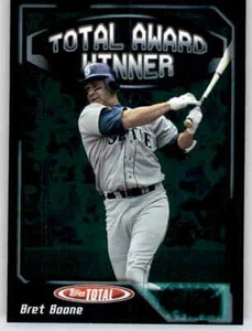 2004 Topps Total Award Winner Bret Boone Foil Insert MLB PWE Mariners #10 - Picture 1 of 2