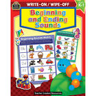 Teacher Created Resources Write-On / Wipe-Off: Beginning and Ending Sounds