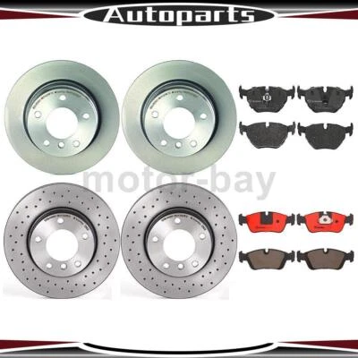 Pastillas de freno y rotores delanteros traseros para BMW 318is 1994 1993 1992 Brembo Foto 1 de 4