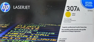HP 307A, Orginal LaserJet, Toner - CE742A - Print Cartridge, Yellow CP5225 - NEW - Afbeelding 1 van 6