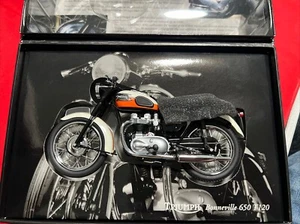 Minichamps 1/12 Triumph Bonneville 650 T120 1959 orange Minicar - Bild 1 von 7