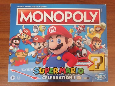 MONOPOLY Super Mario Celebration Édition Collector FR Hasbro - Bon état - Photo 1/4