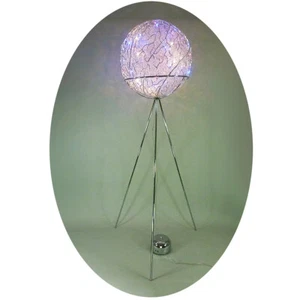 Stehleuchte Alina Kugel Alu-Drahtgeflecht Halogen + LED Dekorative Lampe Leuchte - Bild 1 von 10