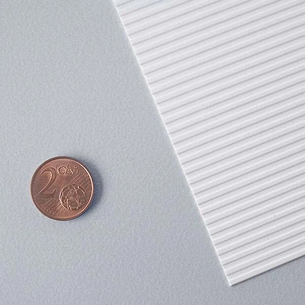 (221,11€/m²) Trapezblech, Raster 3,2 mm Evergreen 4530, Stärke 1 mm, 15 x 30 cm