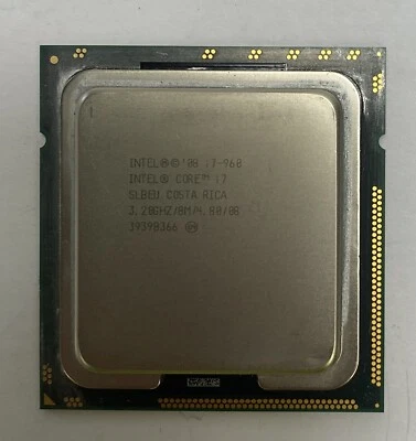 Intel Core i7 SLBEU i7-960 3.20GHz 8M Socket 1366 Quad Core Processor - Image 1 of 4