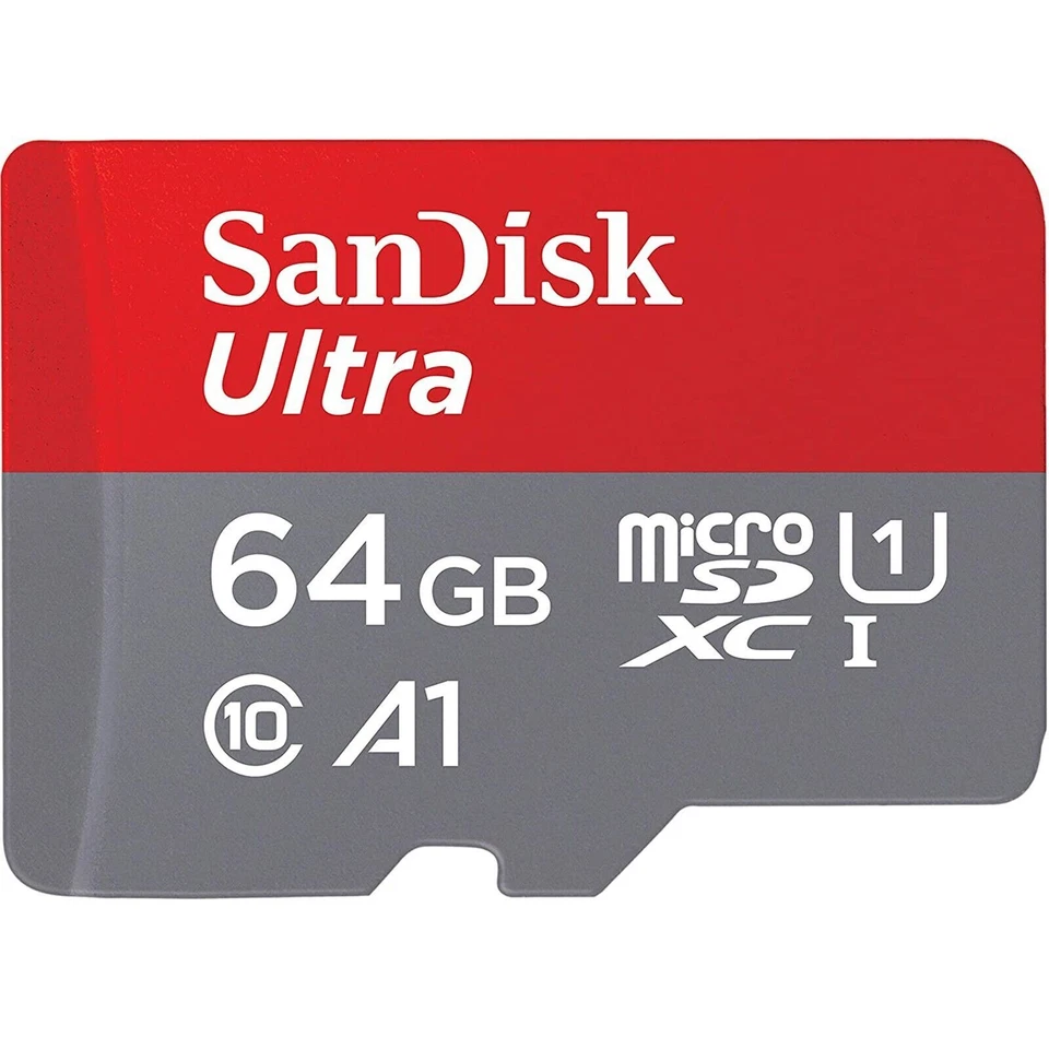 SanDisk Ultra 64GB MicroSDXC Speicherkarte (SDSQUAB-064G-GN6MN)